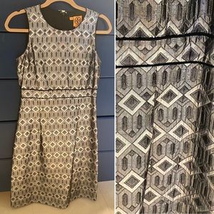 Tory Burch Ryan shift metallic dress